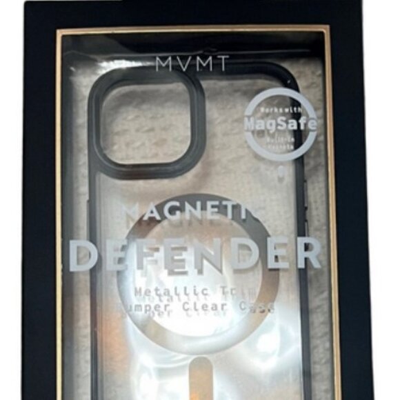 MVMT NEW Magnetic Defender Case for iPhone - 15/14/13 Black and clear. In box - Picture 1 of 3